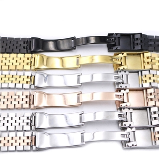 Dành Cho Rolex 36mm Datejus Dây Đeo Đồng Hồ 19mm 20mm Cong End Vít Liên Kết 316L Thép Không Gỉ Năm Thánh Vòng Tay Ban Nhạc