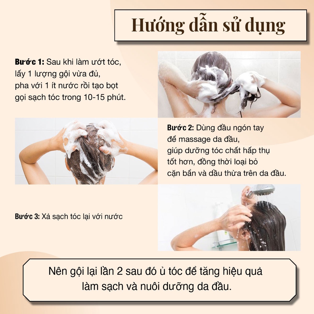 Ảnh Dầu gội thảo dược Retro Nano ngăn bết tóc tơi phồng căng đanh tóc vyvyhaircare V 100ml / 315ml 4