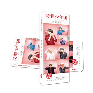 (nhiều mẫu) Hộp 36 bookmark BTS Persona, Answer, Love yourself