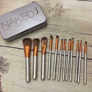 Bộ Cọ Trang Điểm Đa Năng Naked3 12 Cây Lông Cước Nhân Tạo Cao Cấp Cực Kỳ Mềm Mại
