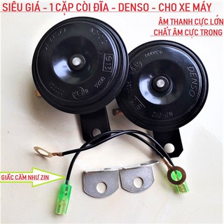 Cặp còi đĩa denso lắp độ các loại xe máy