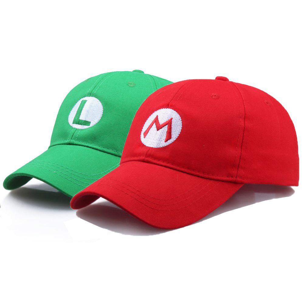 Trò chơi Chic Luigi Super Mario Bros Người lớn Cosplay Mũ bóng chày