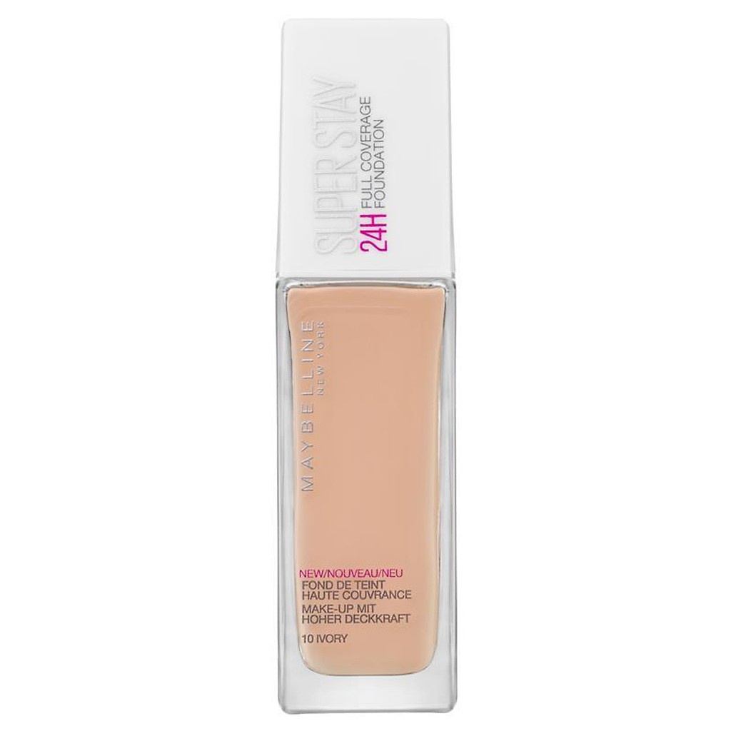 Kem Nền Lâu Trôi Superstay Long Lasting Full Coverage Foundation Maybelline New York 30ml Nắp