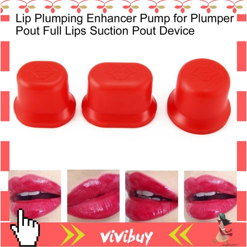 vivi Lip Plumping Enhancer Pump for Plumper Pout Full Lips Suction Pout