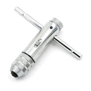 6 Chiếc Snap Grip M3-M8 Có Thể Điều Chỉnh Ratchet Cờ Lê Và Vòi Vít T-bar Tập Mô-men Xoắn Cờ Lê Tay Cầm Cho Vít Tap Mũi Khoan