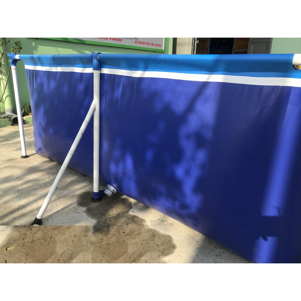 Bể bơi bạt - bể bơi cỡ lớn khung thép lắp ghép cỡ lớn 4.05mx2.25mx0.86m và 3.05mx2.05m,0.86m