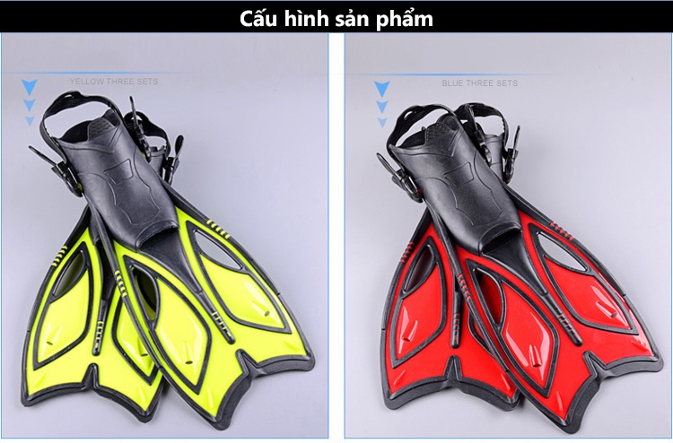 Mô tả Chân Vịt Bơi Lặn Biển Bảo Hành 12 Tháng Chân Vịt Lặn Người Lớn Chất Liệu TPR Có Thể Điều Chỉnh Dây Cleacco CV Boro Sport - 4