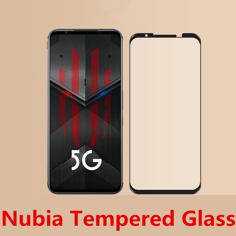 Nubia Red Magic 5G 5S 3 3s / 2.5D 9H Kính Cường Lực Full Cover Bảo Vệ Màn Hình Kính Cường Lực Phim Bảo Vệ Màn Hình