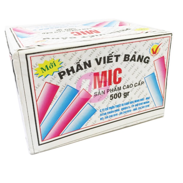 Phấn viết bảng Mic - Phấn thường, hộp 100 viên | Shopee Việt Nam