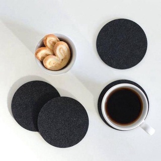 Charmantcc1 10 Miếng Cảm Thấy Chất Liệu Thiết Kế Cốc Đế Lót Ly Thảm Bàn Coaster Cho Cốc Uống