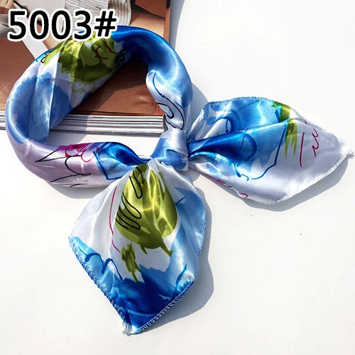 OneWorld @ Faux Silk Square Satin Soft Kerchief Stewardess Khăn quàng cổ Bandana