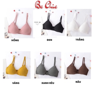 Áo Lót Nữ - Áo Bra Nữ 2 dây nâng ngực thắt nơ quyến rũ mẫu B308 BC_CHIC LINGERIE