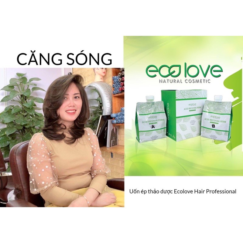 CẶP THUỐC UỐN ECOLOVE SIÊU QUĂN SÓNG MỀM MƯỢT 910mlx2