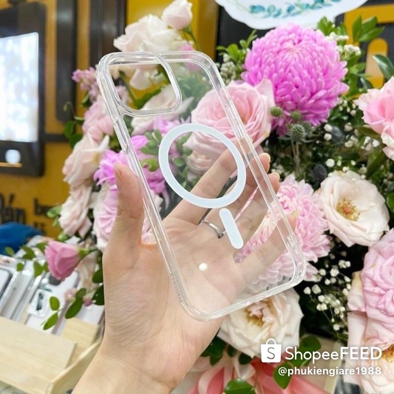 Ốp lưng iPhone hỗ trợ nam châm lưng meka chống ố dành cho iPhone 7plus/8plus đến 14 pro max
