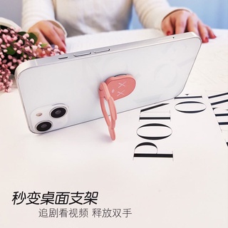 Gấu Bạo Lực Giá Đỡ Điện Thoại Vòng Siêu Mỏng Di Động Khóa Hộp Đựng Nam Nữ Cặp Đôi Di Động Phía Sau Nhẫn