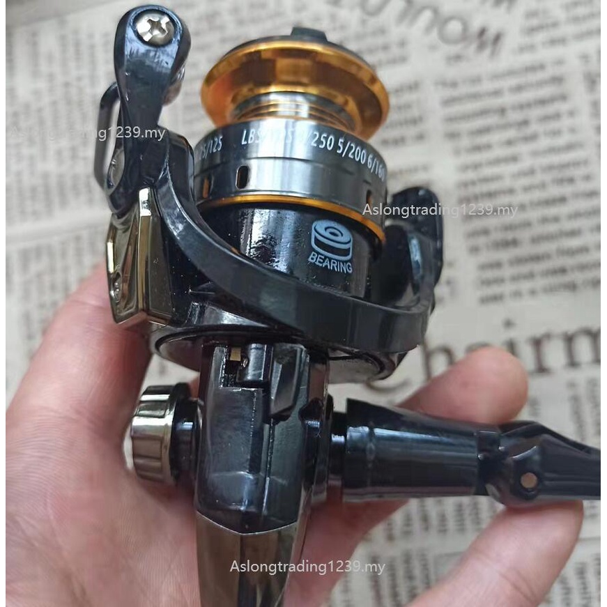 HE500 mini Câu Cá 500 Kích Thước Nhỏ Quay Cuộn Tôm bass Tốt Nhất Tất Cả Kim Loại Ống Tay Cầm alat pancingan Cần Giải Quyết