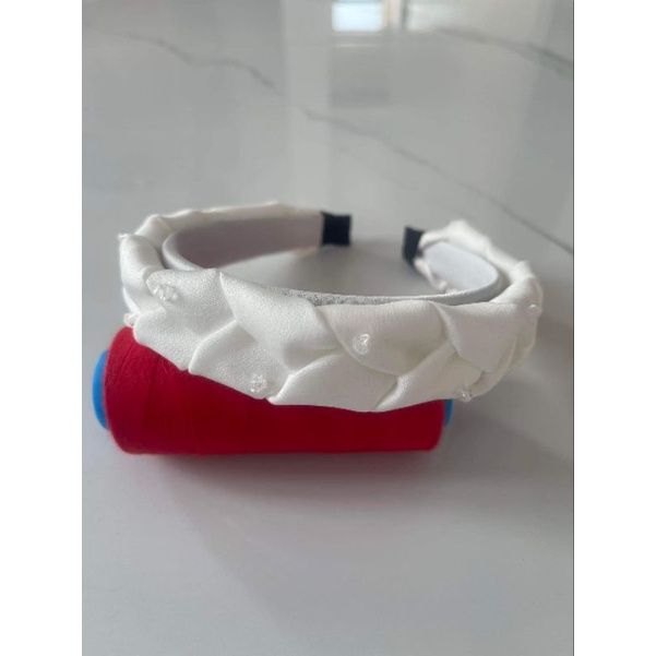 Mấn tết 3 dạng bờm vải lụa ngọctrai đính hạt pha lê, băng đô tóc thời trang, phụ kiện thời trang, pk Khánh Huyền