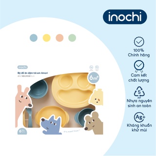 Bộ đồ ăn dặm trẻ em Inochi giúp bé tự ăn và khuyến khích sự phát triển của bé