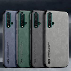 Dành cho Huawei Nova 5T Honor 20 Vỏ nhựa TPU mềm sang trọng mới Vỏ da chống sốc