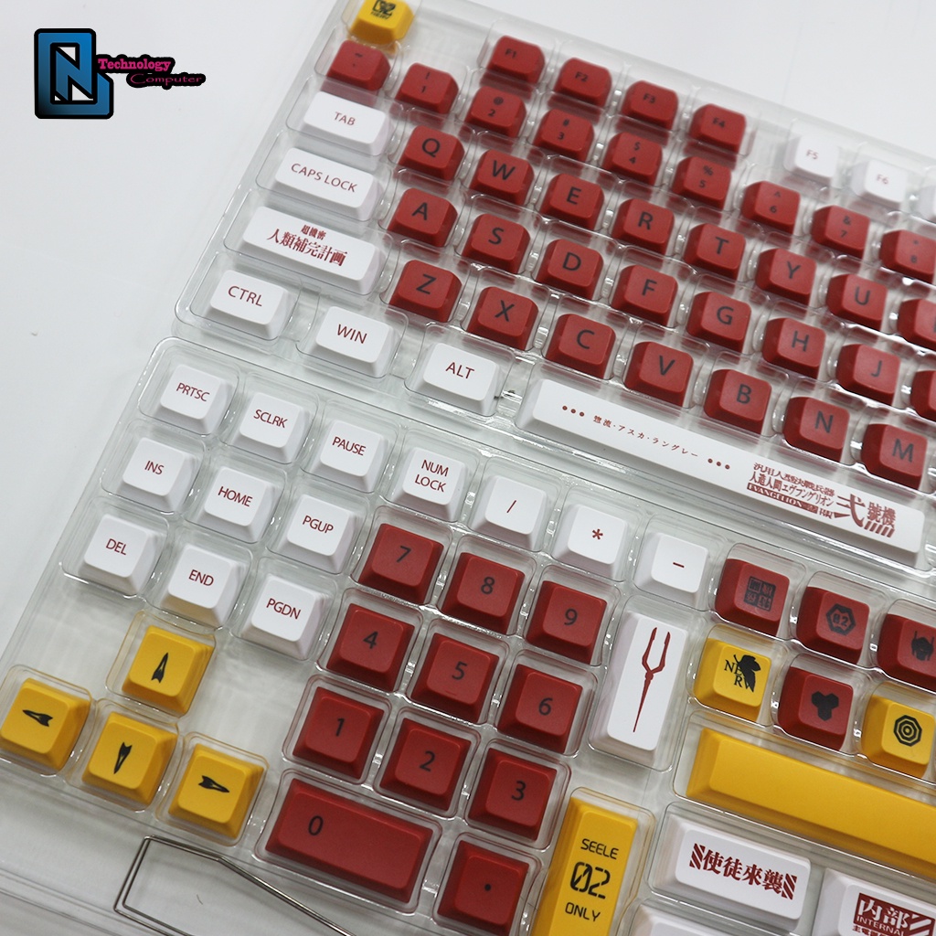 Keycap Kiểu XDA Gundam No.2 Chất Liêu PBT 124 Phím Dành Cho Layout 61/64/68/75/84/87/98/104 | BigBuy360 - bigbuy360.vn