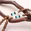 MERIGGIARE Sừng Cá Mặt Dây Chuyền Lễ Hội Handmade Dân Tộc Trang Sức Đảng Phật Giáo