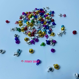 Chuông handmade tròn nhỏ, mini lục lạc trang trí nguyên liệu làm vòng tay handmade đủ màu ngẫu nhiên Pinky Shop mã CTTH1