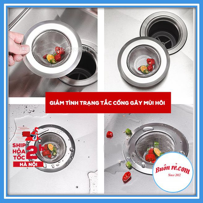 COMBO 2 Lưới lọc rác chất liệu INOX ngăn ngừa mùi hôi, mốc khó chịu ...