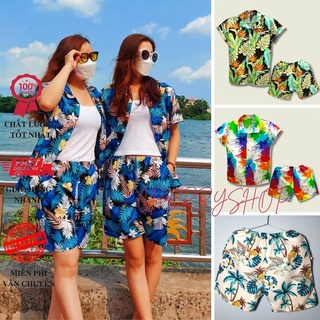 [MẪU HOT]Quần áo đi biển, đồ bộ công ty, quần áo nhóm bạn thân vải kate thái mịn