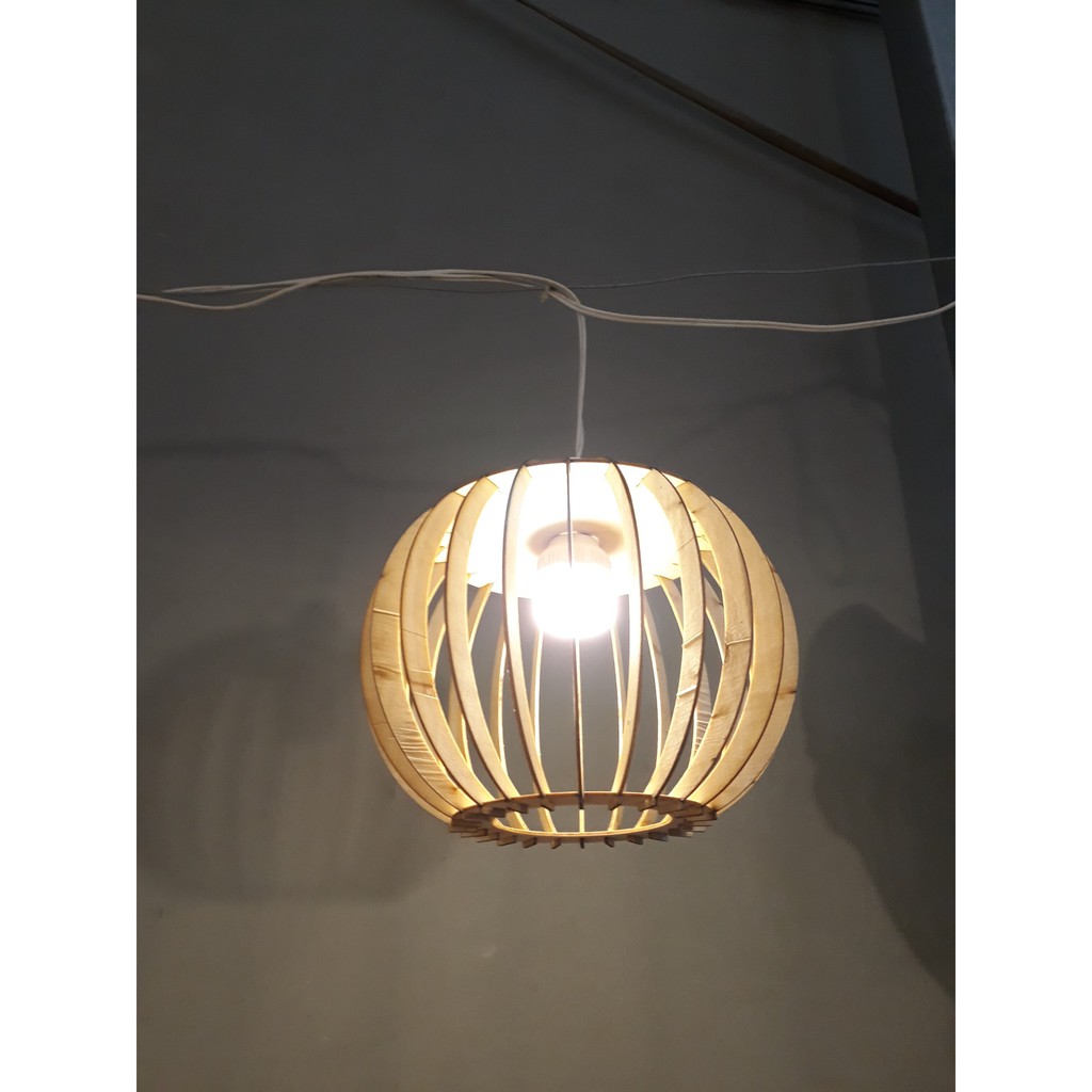 Đèn Gỗ DIY 144 decor trang trí nội thất