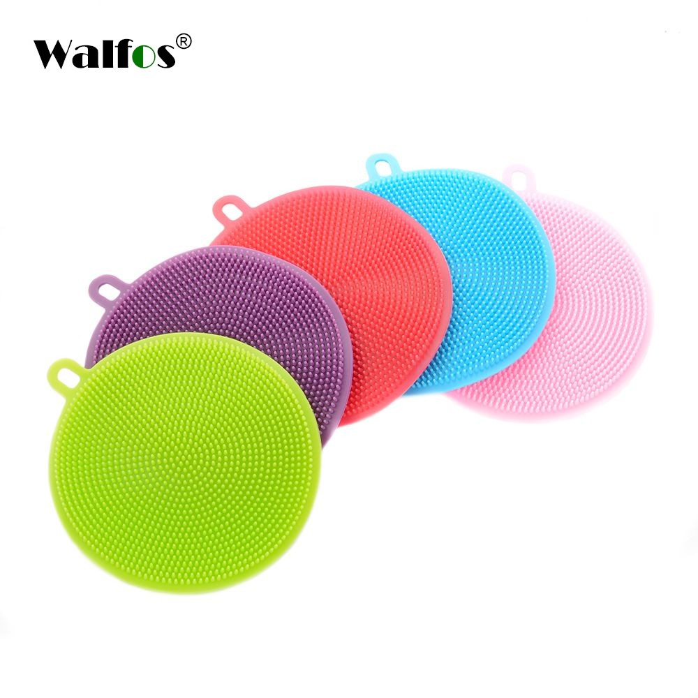 Ảnh Miếng rửa chén dĩa WALFOS bằng silicone chất lượng cao tiện lợi 1