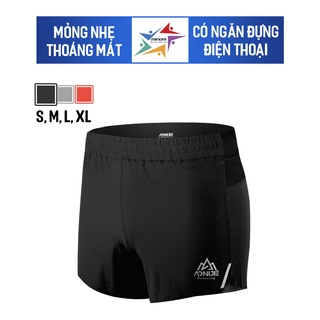 Quần Ngắn Thể Thao Vận Động Chạy Bộ Đạp Xe Leo Núi Dã Ngoại Aonijie F5106 Siêu Nhẹ Thoáng Khí Có Túi