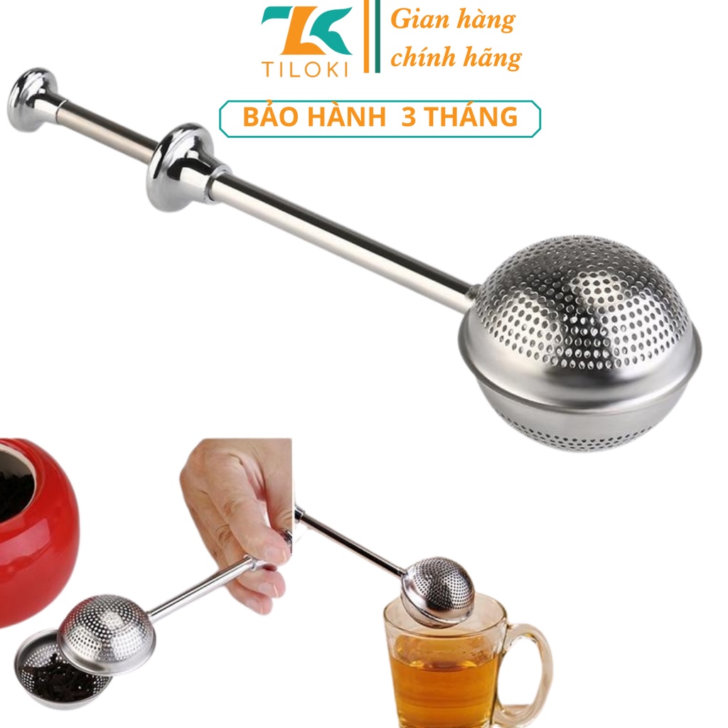 Dụng cụ lọc trà inox 304 hình quả bóng TiLoKi TLT01