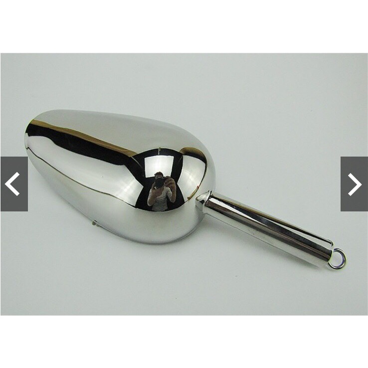 Dụng Cụ xúc đá, xẻng xúc đá ,xúc gạo inox 304 cao cấp sáng bóng có nhiều size