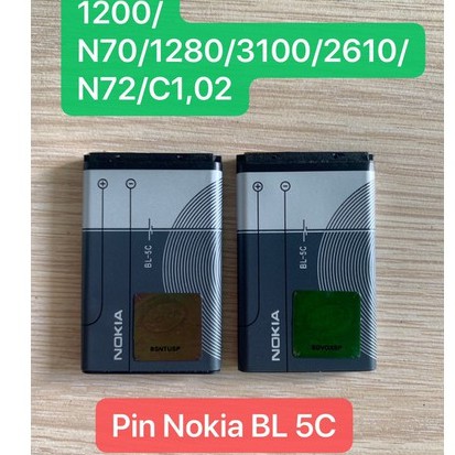Pin Nokia BL-5C New Chính Hãng Chống Phù ( Madein Hungary )