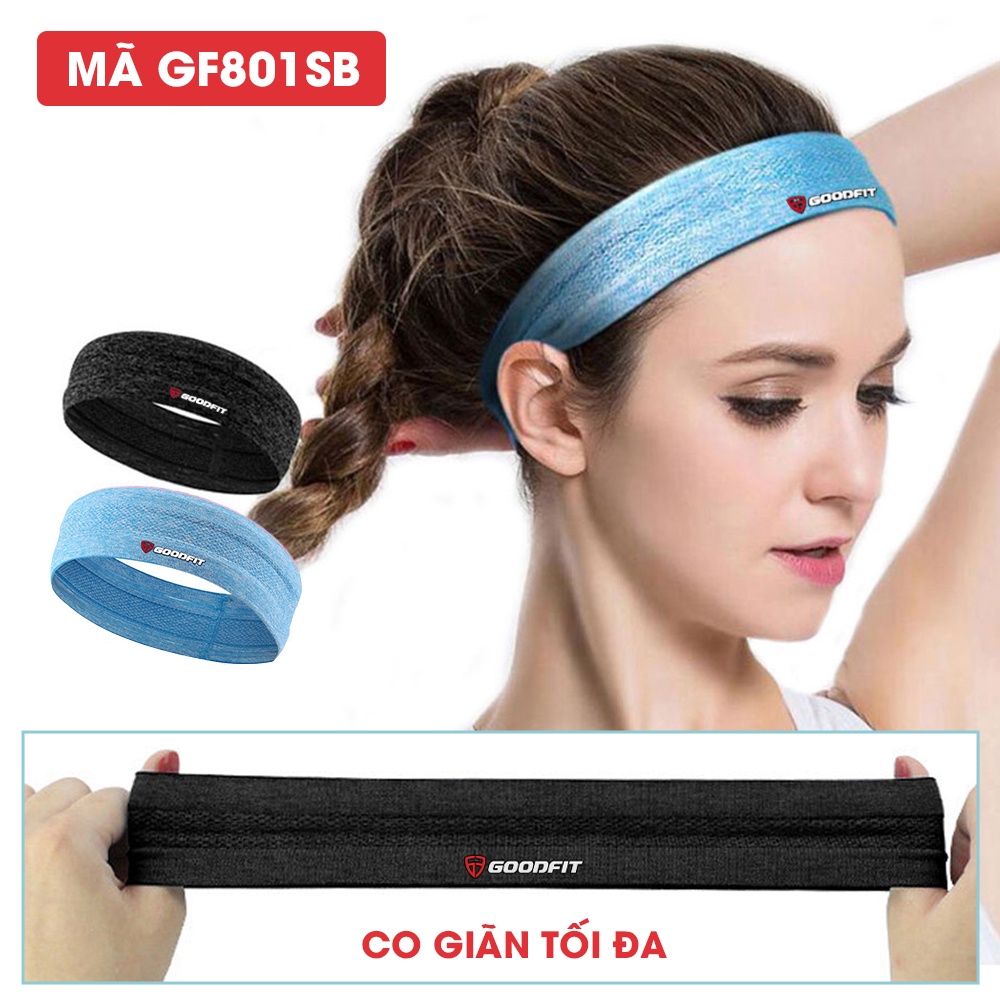Mô tả Băng đô thể thao headband goodfit co giãn 4 chiều, thấm hút mồ hôi - 4