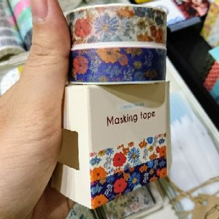 Băng dính trang trí washi tape đồng giá - 1 set gồm 2 cuộn 🐻🌸