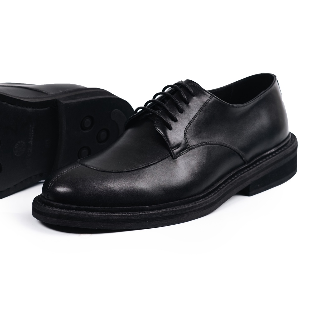 Ảnh Giày Tây Cao Cấp THE NEWGEN DERBY - DB01 - Da Bò Ý Lót Trong Da Bò Mộc - Thương hiệu Be Classy 2