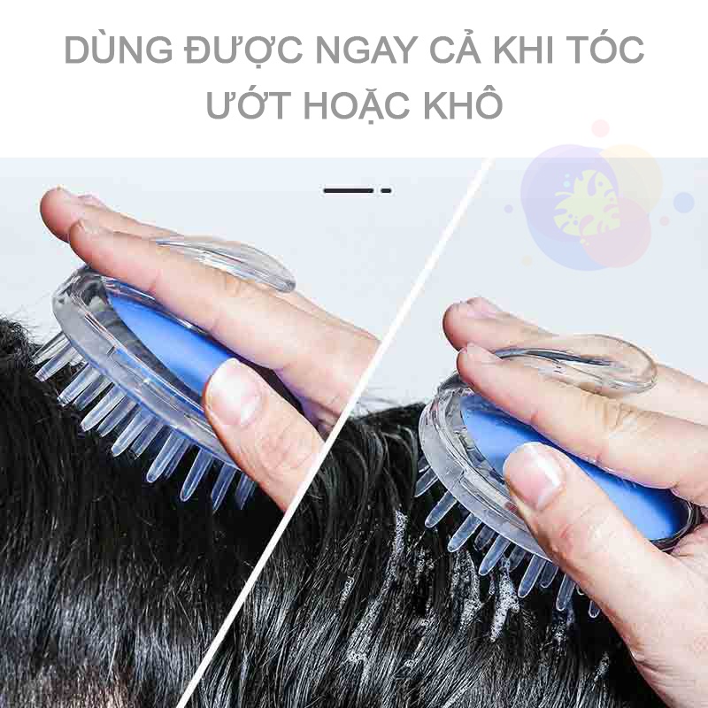 Lược Gội Đầu Massage Giúp Mát Xa Da Đầu