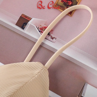 Áo Ngực Nữ , Áo Bra Thun nâng ngực phối viền chun kèm dây nhỏ điệu đà mã B8819 BC_CHIC LINGERIE