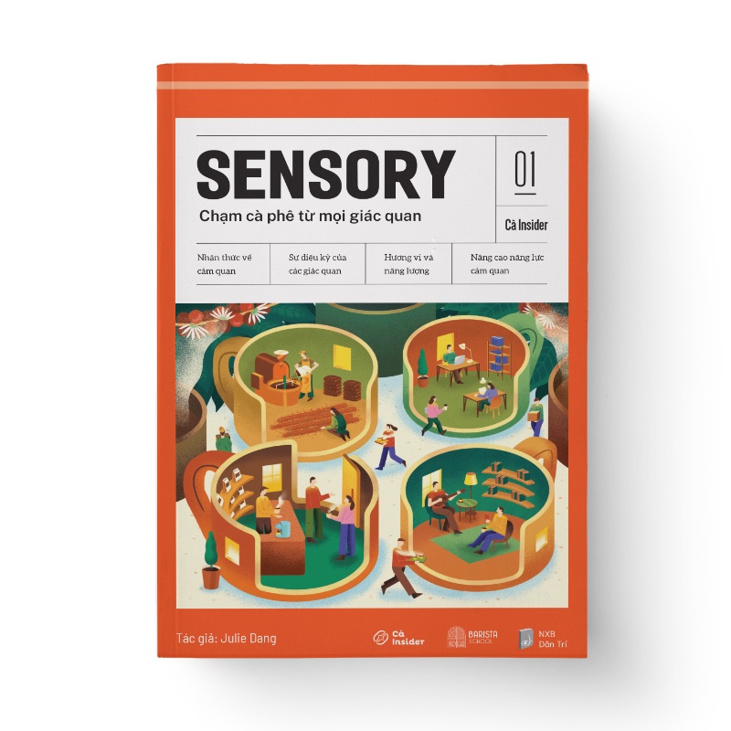 Ảnh Sách CÀ INSIDER NO.01 SENSORY Chạm cà phê từ mọi giác quan 1