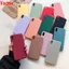 Ốp Điện Thoại Nhựa Mềm Màu Trơn Cho iPhone 7 8 6 6s Plus 7plus 8plus