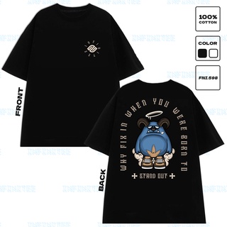 Áo thun INFINITEE Fni0598, Thun 100% Cotton - form rộng Unisex.