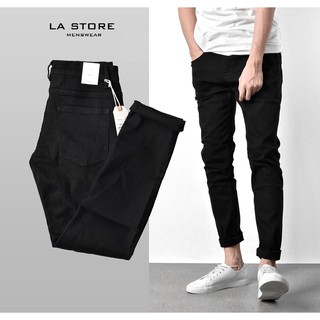 Quần jean nam - Quần Jean nam màu đen form skinny và slimfit có độ co giãn 10F20DPA102CR2