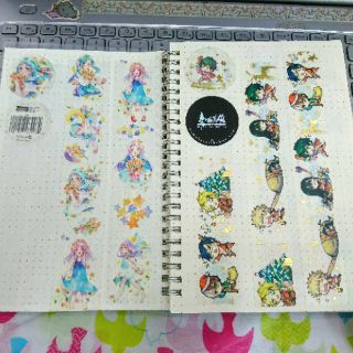 ✂️[1m/mẫu] washi tape băng dính đặc biệt hình các nhân vật 🎶👯‍♂️👯‍♂️