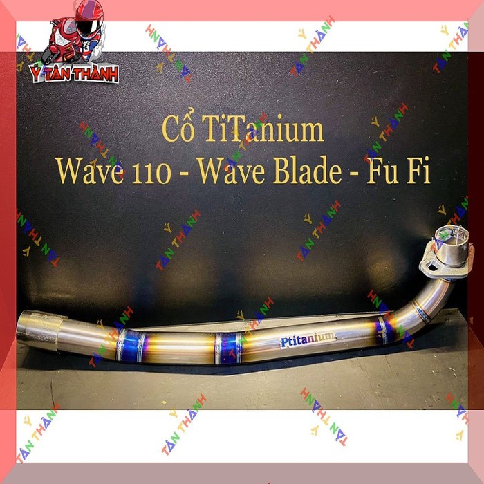 Cổ pô titan xe wave A 110,Wave Blade,future 125 MS418 | Shopee Việt Nam