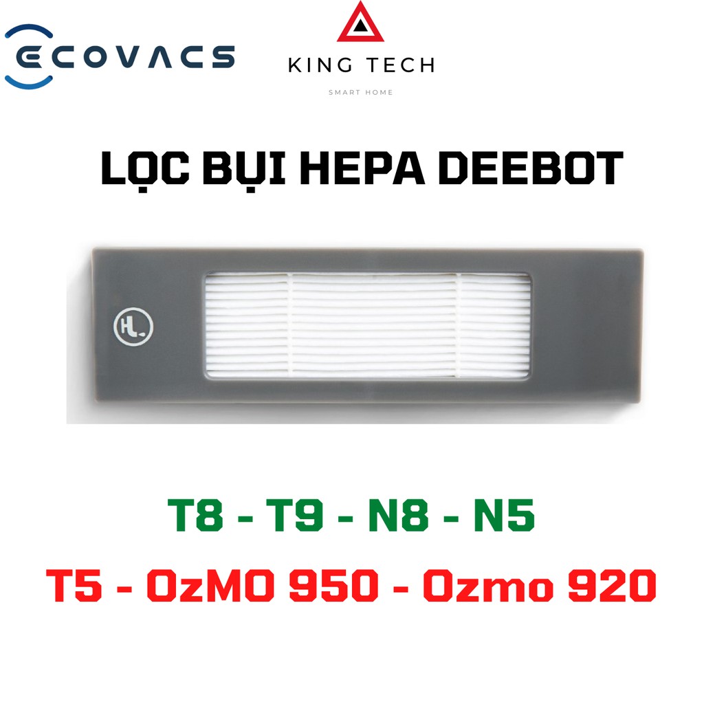 Contenitore Polvere Di Ricambio Per ECOVACS Deebot T8/N8/T5/N5/950 (Non Per Stazione Automatica) - 2