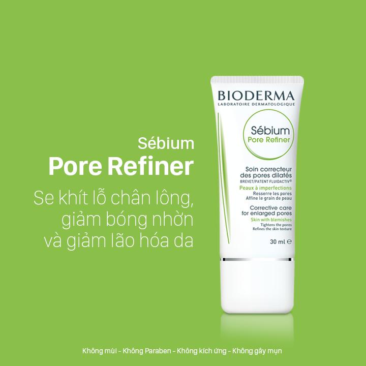 Ảnh Kem se nhỏ lỗ chân lông Bioderma Sebium Pore Refiner 30ml 2