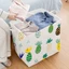 Combo 2 cái Giỏ đựng quần áo bằng vải cỡ lớn 100 lít, túi đựng chăn gấp gọn 50x50x40 cm