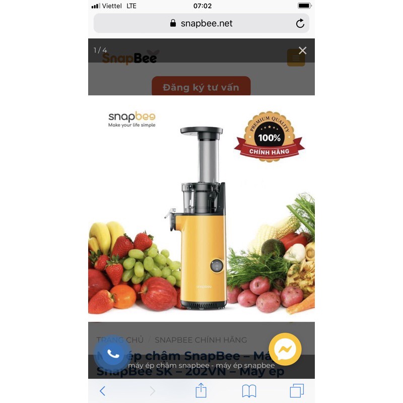 Máy ép chậm Snapbee | Shopee Việt Nam