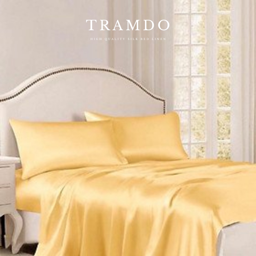 Ảnh Bộ Chăn Ga Gối Lụa Cao Cấp NITE9SILK TRAMDO BEDDING Đa Dạng Màu Sắc 4